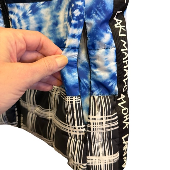 Desigual Multicolor Patterned Puffer Jacket/Vest Sz M - Picture 3 of 13